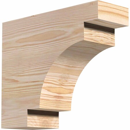 Ekena Millwork Mediterranean Rough Sawn Rafter Tail, Douglas Fir, 4"W x 10"H x 12"L RFT04X10X12MED00RDF